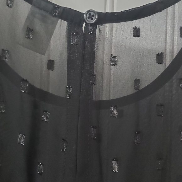 NWT Old Navy Black cold shoulder dress Medium - Picture 5 of 7